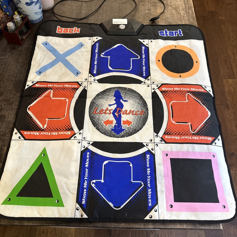 Pelican Universal Dance Pad Mat PS2??  Revolution Lets Dance Not Tested Set Of 2